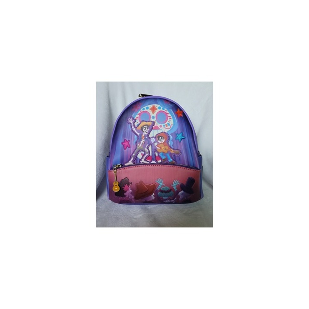 Loungefly Pixar Coco Miguel and Hector Performance Glow Mini Backpack NWT